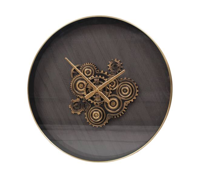 Clock round mdf 60x60x7.5cm FSC Mix 100%