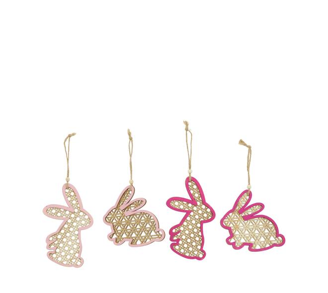 Hanger rabbit ply wood 11.5x0.5x14cm A/4 FSC 100%