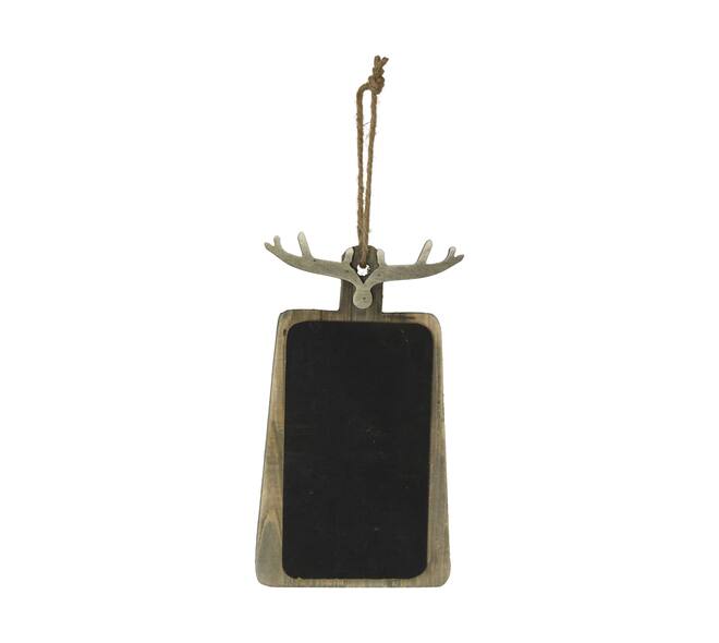 Sign deer poplar wood 22x1.5x38cm FSC 100%