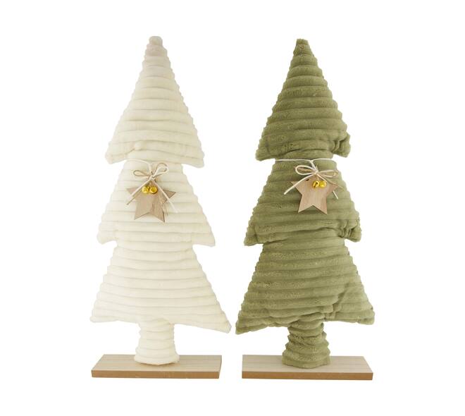 Statue tree plywood with fabric 24x7x58.5cm C/2 FSC 100%