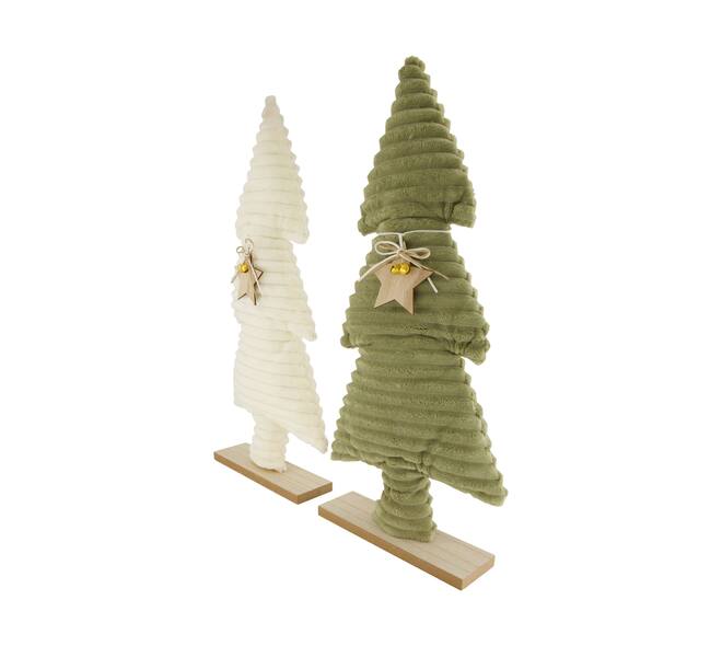Statue tree plywood with fabric 24x7x58.5cm C/2 FSC 100%