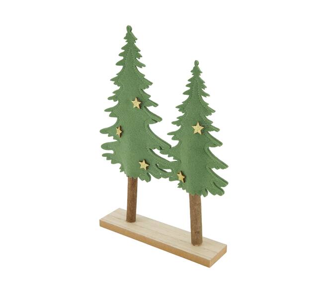 Figurine tree mdf felt 22.5x5x31.5cm FSC 100%