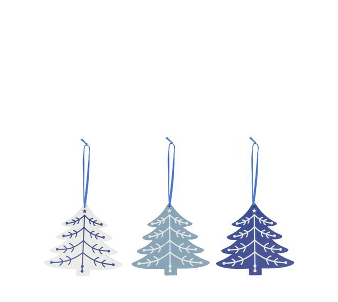 Hanger tree plywood 13x0.4x12cm 3pc C/3 FSC 100%