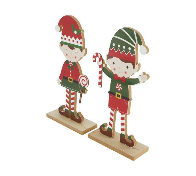 Figurine santas helper mdf 17x5x25cm A/2 FSC 100%