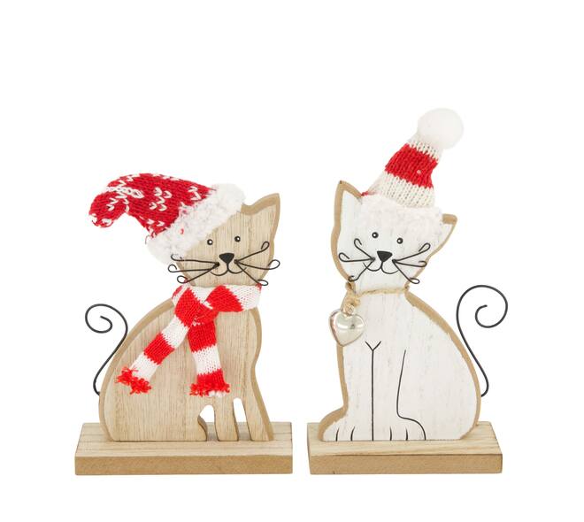 Figurine cat mdf 9.5x4x16cm A/2 FSC 100%