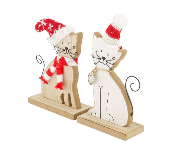 Figurine cat mdf 9.5x4x16cm A/2 FSC 100%