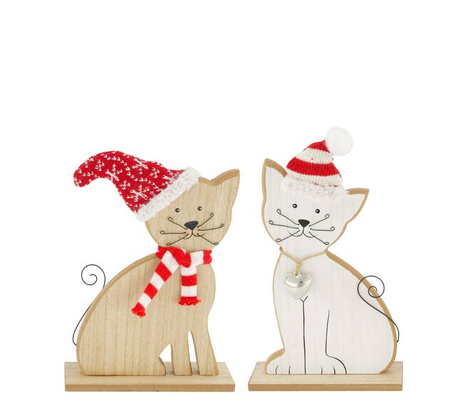 Figurine cat mdf 18x5x29cm A/2 FSC 100%