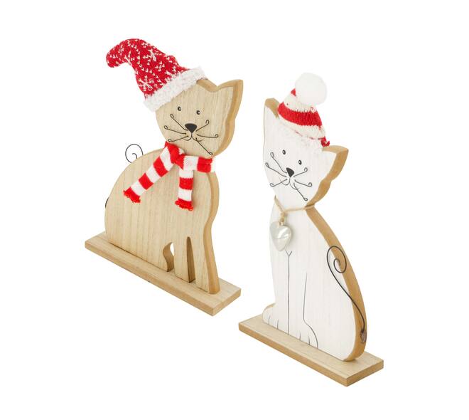 Figurine cat mdf 18x5x29cm A/2 FSC 100%