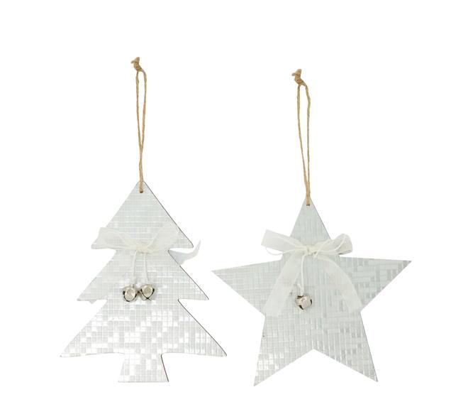 Hanger star tree plywood 15x0.3x15cm A/2 FSC 100%
