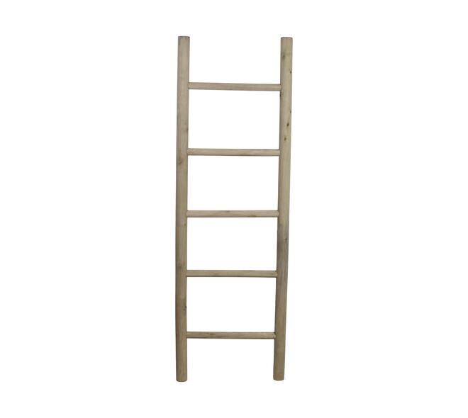 Ladder poplar wood 38x3.8x118cm FSC 100% - Natural