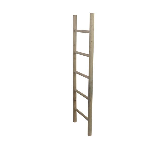 Ladder poplar wood 38x3.8x118cm FSC 100% - Natural