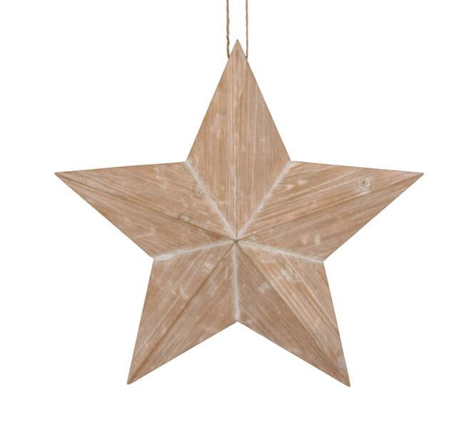 Star fir wood with hanger 45.5x6.5x44cm FSC 100%