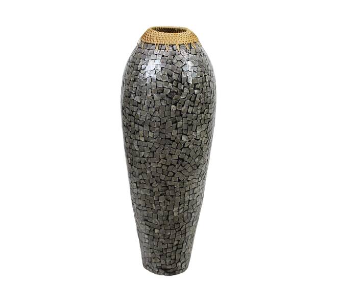 Vase rattan 26x26x65cm FSC 100%
