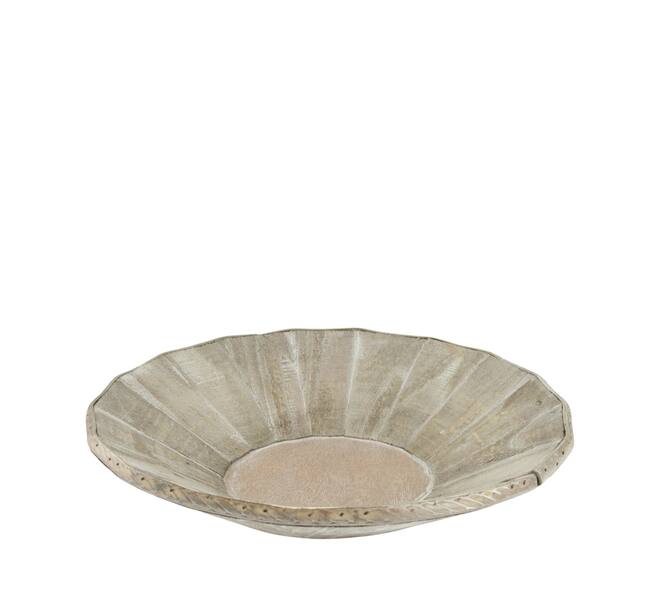 Plate round pine wood 29x29x5cm FSC 100%