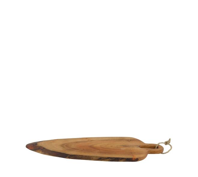 Plate with rope acacia wood 58x20x1.5cm FSC 100%