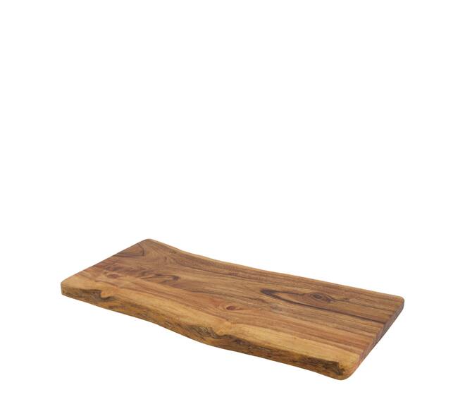 Plate rectangular acacia wood 38x18x1.5cm FSC 100% - Natural