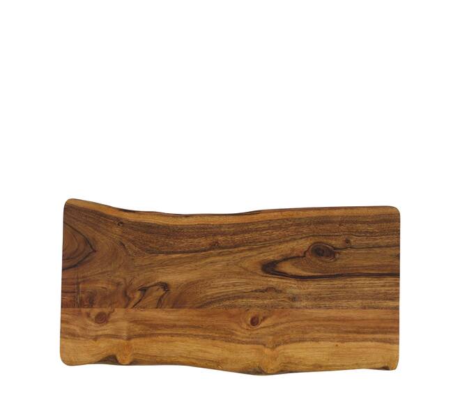 Plate rectangular acacia wood 38x18x1.5cm FSC 100% - Natural