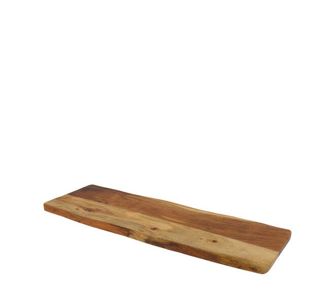 Plate rectangular acacia wood 58x18x1.5cm FSC 100% - Natural
