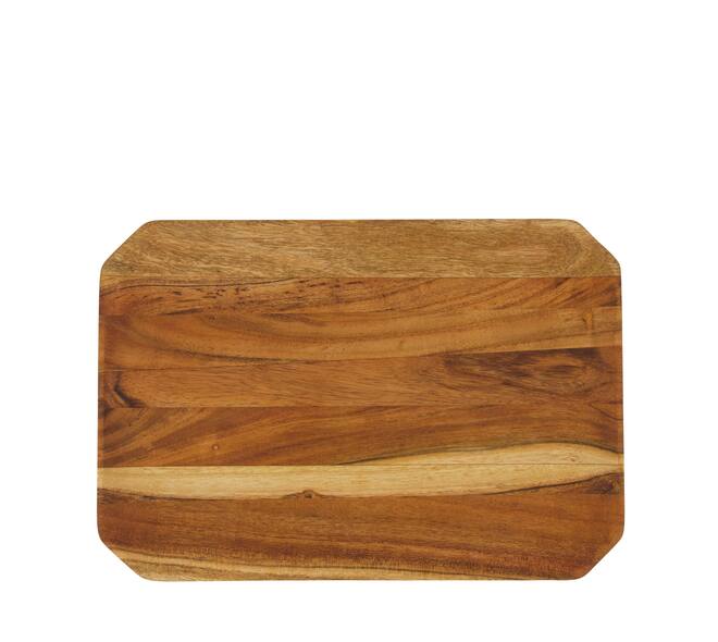Plate rectangular acacia wood 31x21.5x2cm FSC 100%