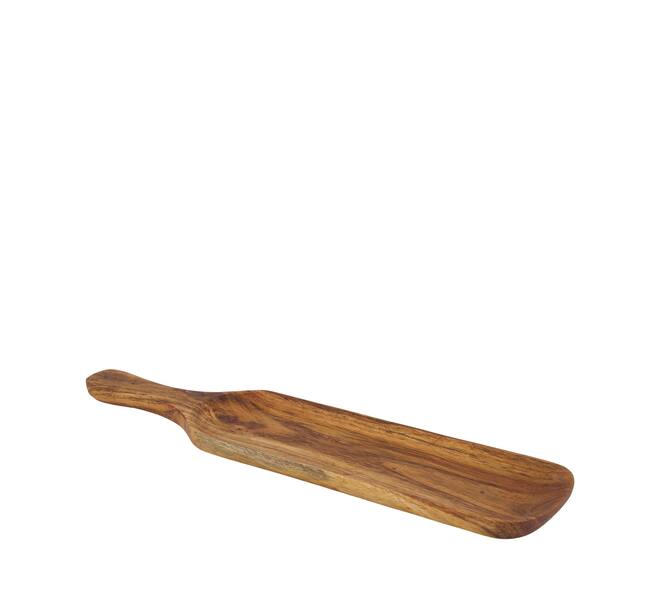 Tray acacia wood with handle 38x9x1.5cm FSC 100%