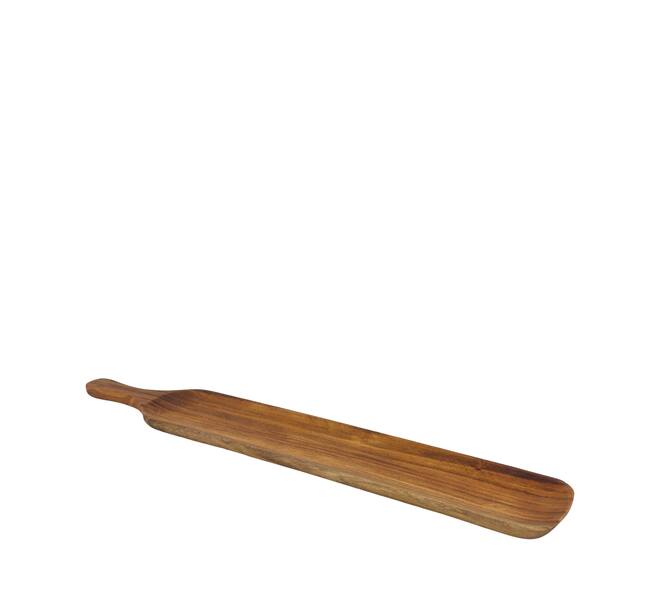 Tray acacia wood with handle 58x10x1.5cm FSC 100%