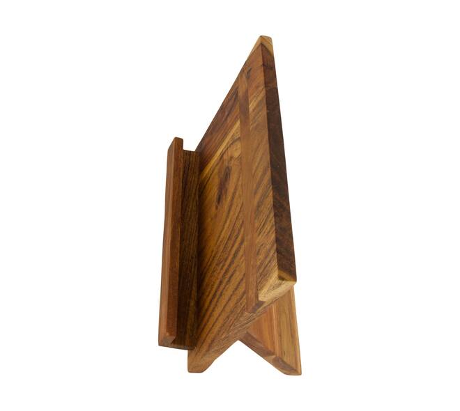 Magazine holder rectangular acacia wood 26x14x23cm FSC 100% - Natural
