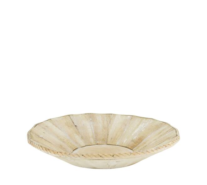 Plate round pine wood 29x29x5cm FSC 100%