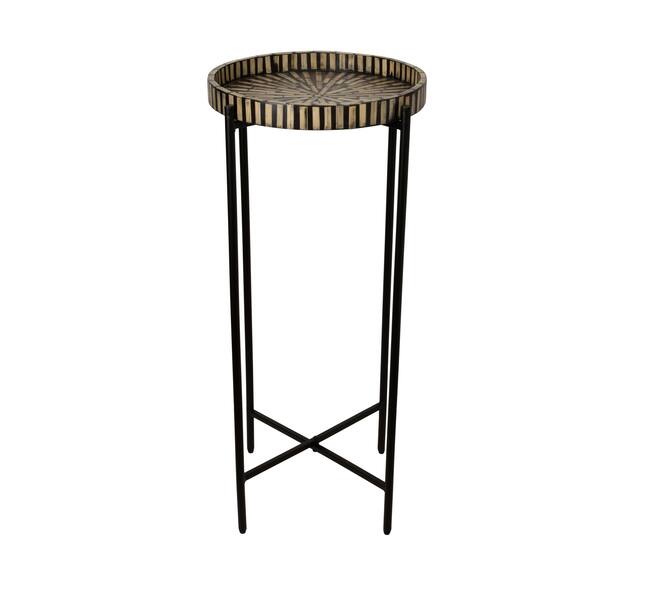 Table mdf / bamboo 38x38x86.5cm KD FSC 100%