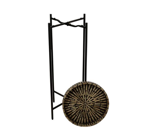Table mdf / bamboo 38x38x86.5cm KD FSC 100%