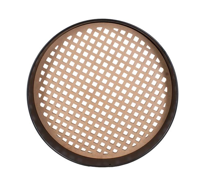 Frame round squares metal mdf 58x58x9cm FSC Mix 100% - Natural