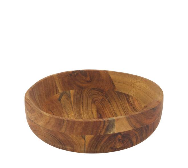 Bowl round acacia wood 22x22x6cm FSC 100% - Natural