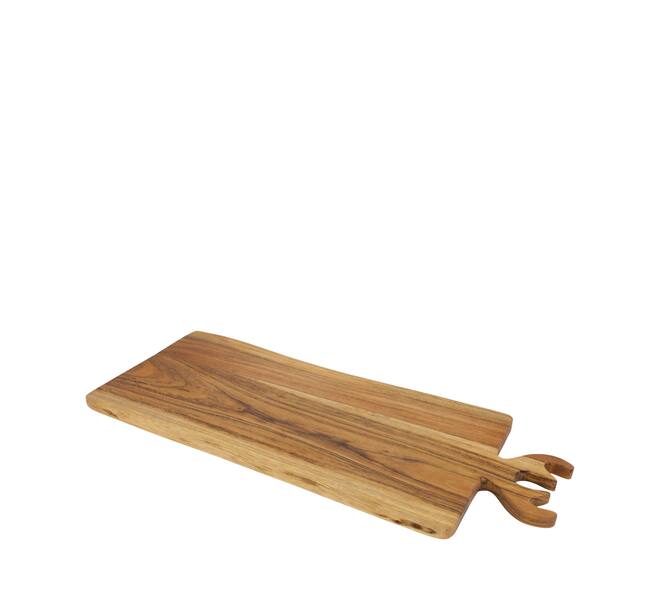 Tray rectangular antlers acacia wood 58x23x1.5cm FSC 100% - Natural