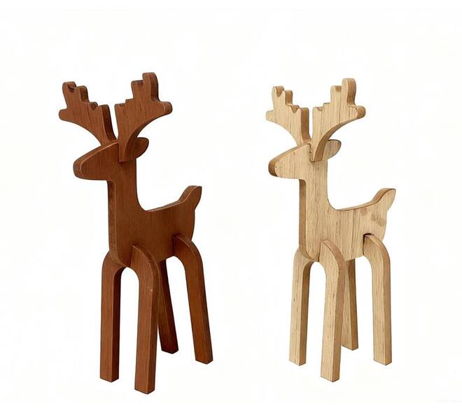 Figurine reindeer mdf 13.5x10.6x24.5cm C/2 FSC 100%