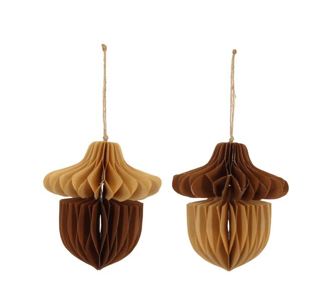 Hanger acorn paper 14x14x15cm C/2 FSC Mix 100%