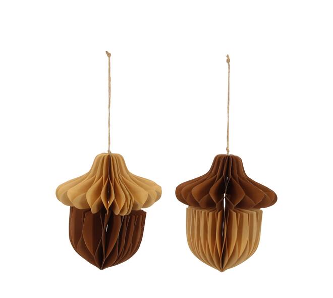 Hanger acorn paper 18x18x20cm C/2 FSC Mix 100%