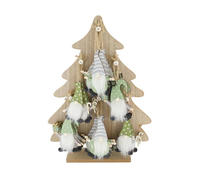 Hanger gnome mdf 3.5x1x9.5cm A3 FSC Mix 100% - Green