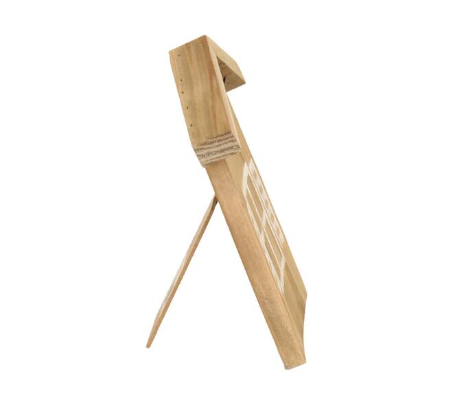 Photoframe poplar wood 16.5x21.5x3cm FSC 100% - Natural