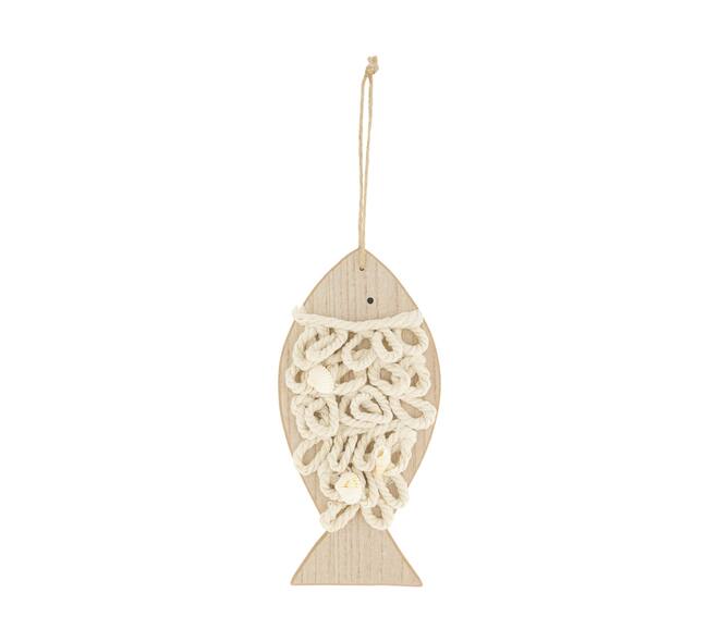 Figurine fish mdf with hanger 12x25x0.9cm FSC Mix 100%