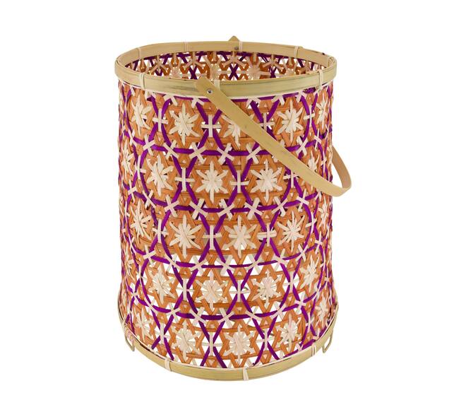 Lantern round bamboo 32x32x38cm FSC 100%