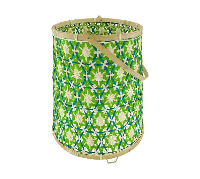 Lantern round bamboo 32x32x38cm FSC 100%