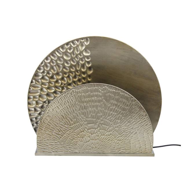 Table lamp metal 38x6x38cm
