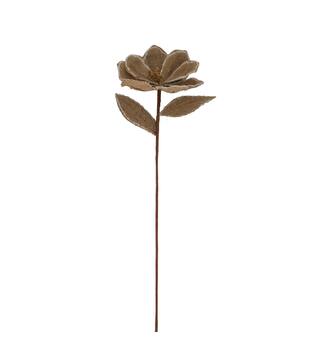 Flower magnolia jute 76x10x10cm - Natural