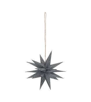 Hanger star paper 20x20x20cm - Grey