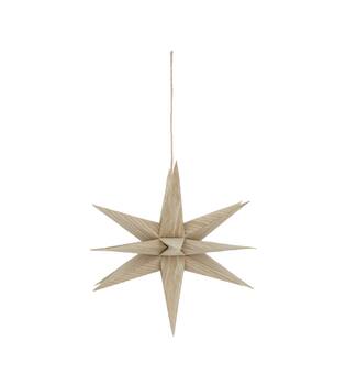 Hanger star paper 30x30x30cm - Cream