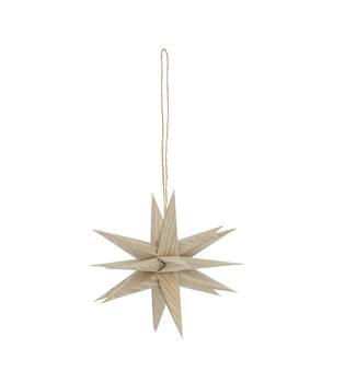 Hanger star paper 20x20x20cm - Cream