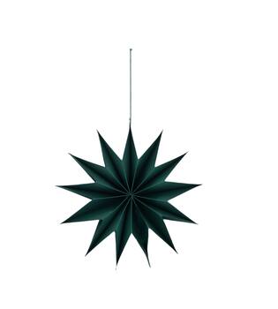 Hanger star paper 30.5x30.5x8.5cm - Green