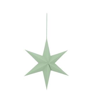 Hanger star paper 28x28x7cm - Green