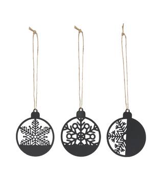 Hanger snowflake metal 9x0.1x11cm A/3
