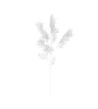 Branch bamboo leaves artificial 77x28x4cm - Silver