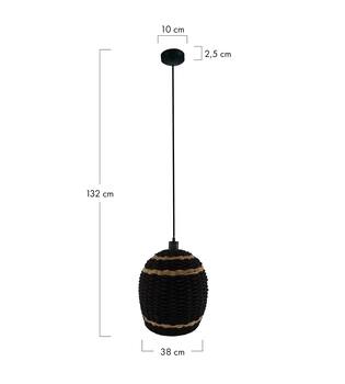 Ceiling light cotton 38x38x32cm